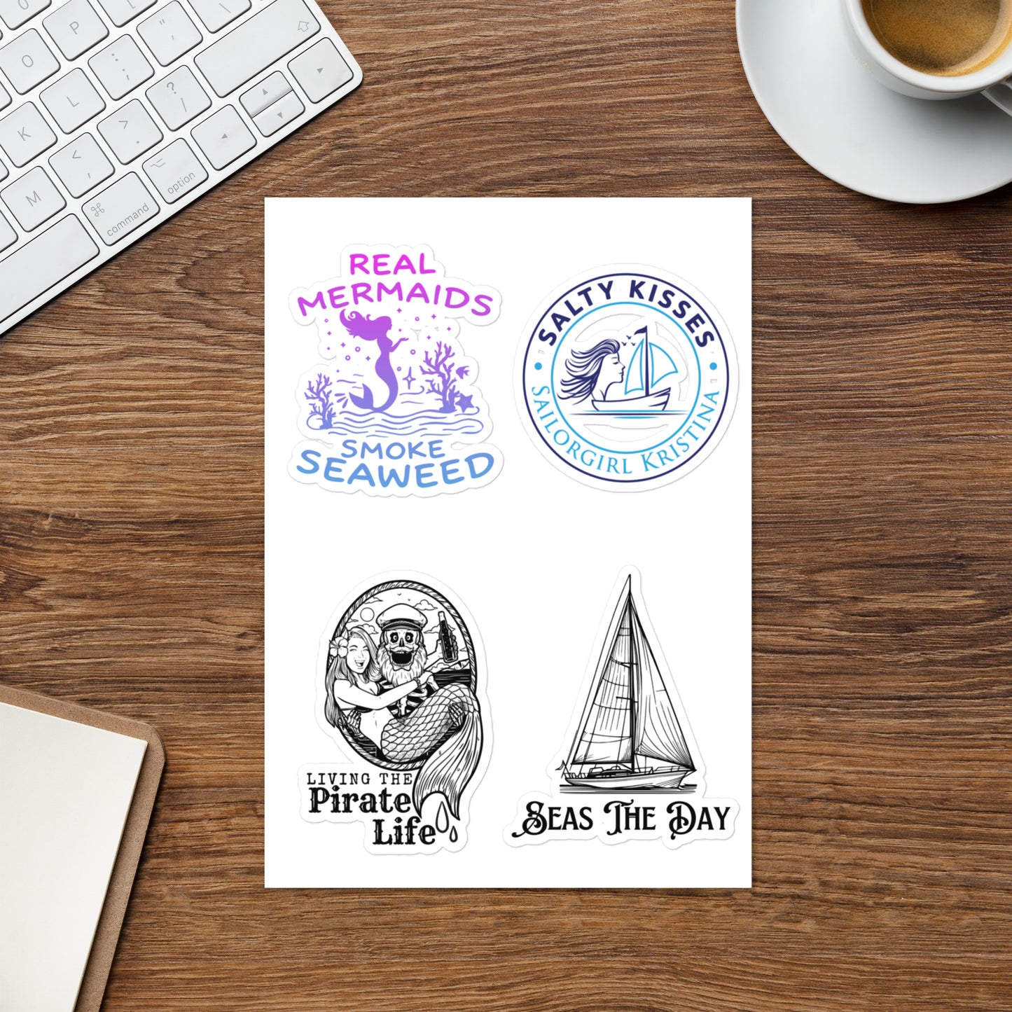 Salty Stickers: Ocean Life Collection