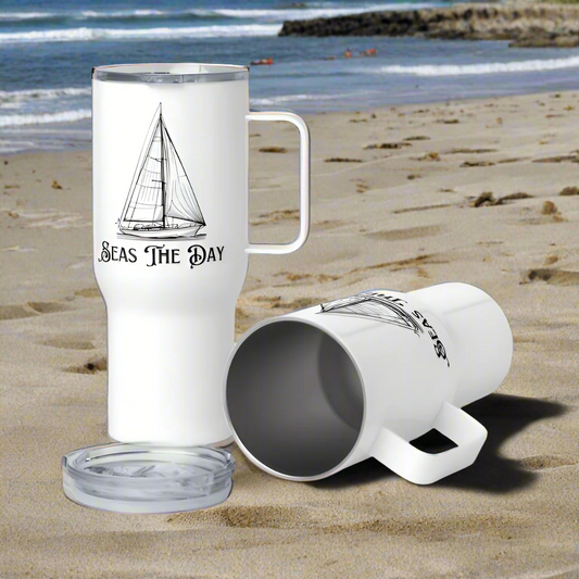 Seas The Day - Insulated Travel Mug