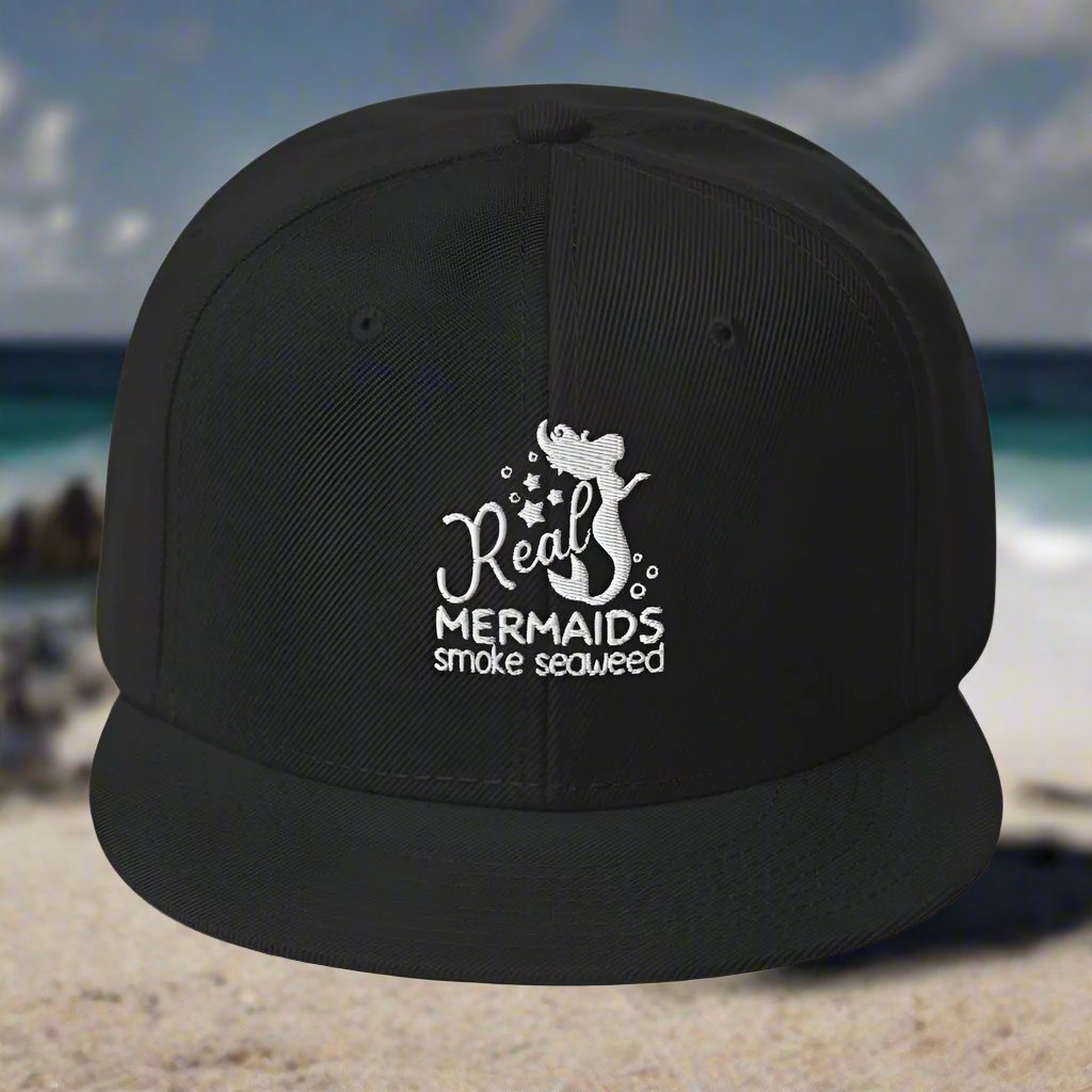 Real Mermaids Smoke Seaweed - Embroidered Hat