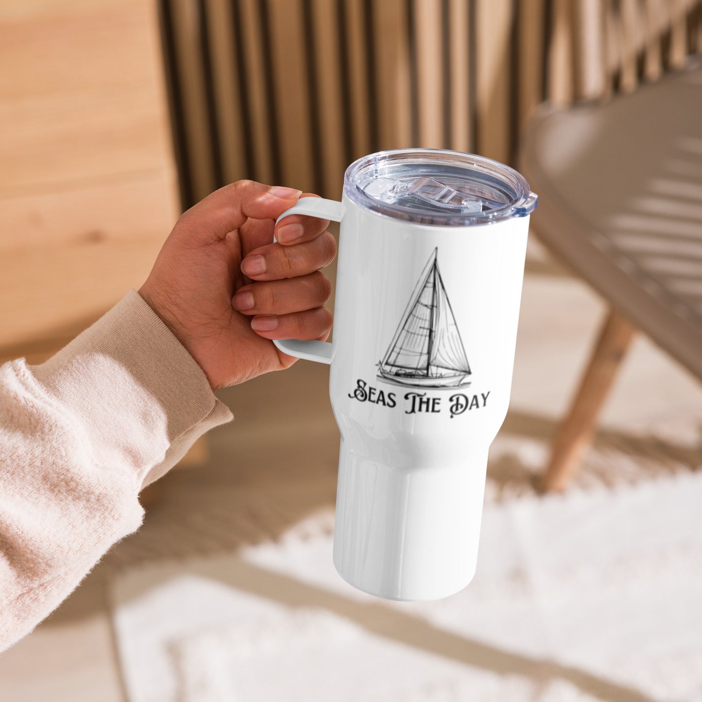 Seas The Day - Insulated Travel Mug